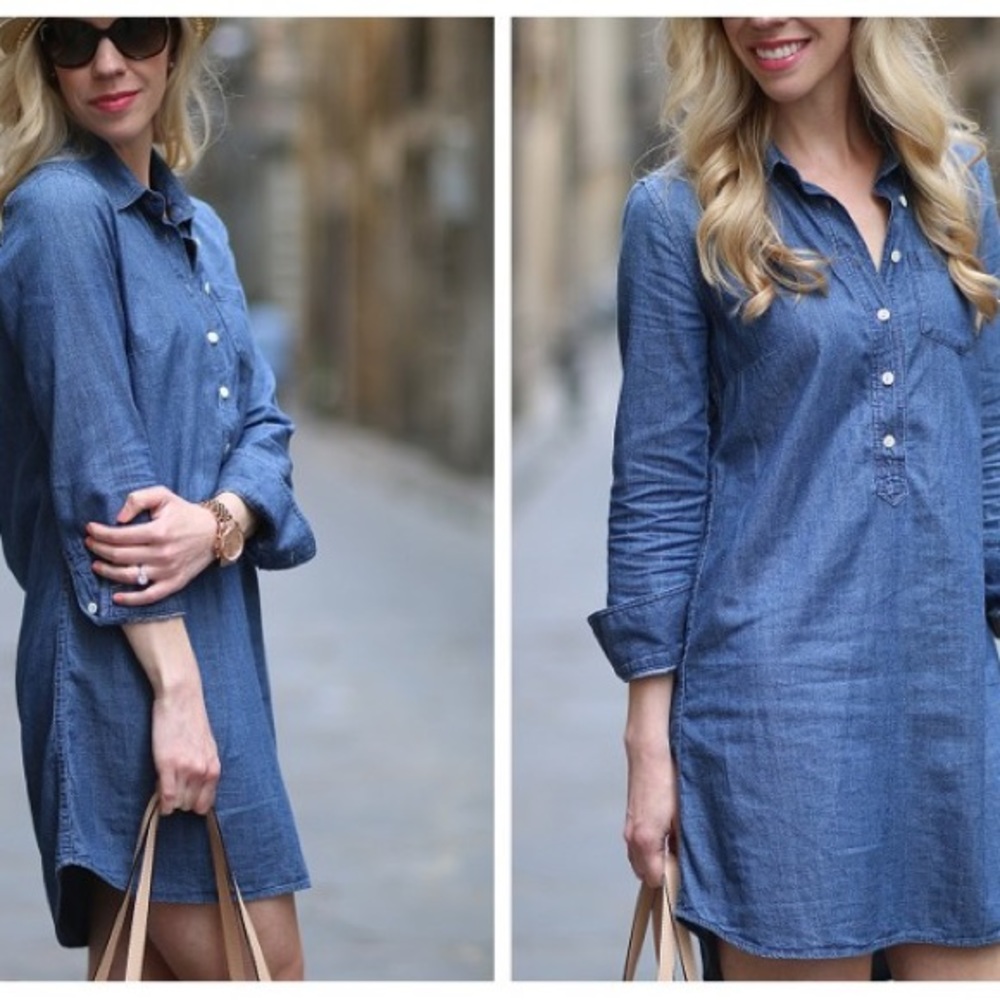 J. Crew Denim shirt Dress
